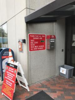 Walkway to Collections Box