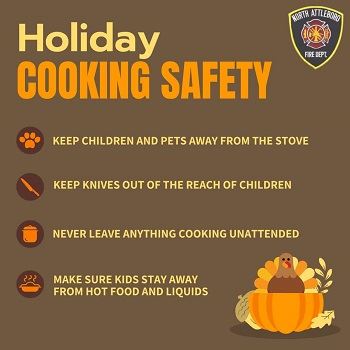 Holiday Cooking Safety Flyer 