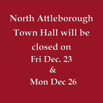 Town Hall Closed Dec 23 and Dec 26 graphic
