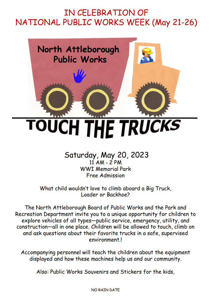 Touch A Truck Flyer