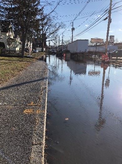 Chestnut Street Flooded